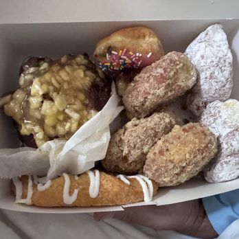 Donut Hole Bakery Cafe - The world's largest apple fritter a cheese and cherry danish, ,sprinkle donuts, - Donuts Near Me - Destin, Florida Donut Hole Bakery Cafe - The world's largest apple fritter a cheese and cherry danish, ,sprinkle donuts, - Donuts Near Me - Destin, Florida