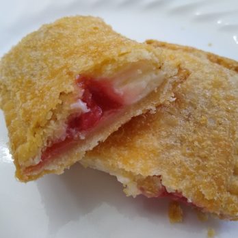 Mary Brown's - Inside the strawberry cream cheese pie. - Fast Food Near Me - Rockland, Ontario Mary Brown's - Inside the strawberry cream cheese pie. - Fast Food Near Me - Rockland, Ontario