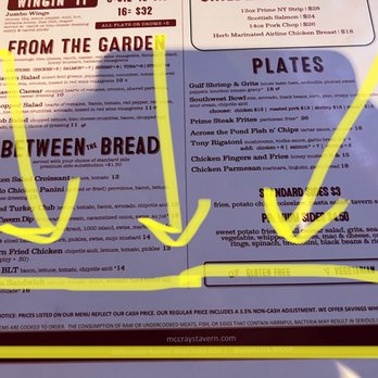 McCray's Tavern - Menu - Bars Near Me - Marietta, Georgia