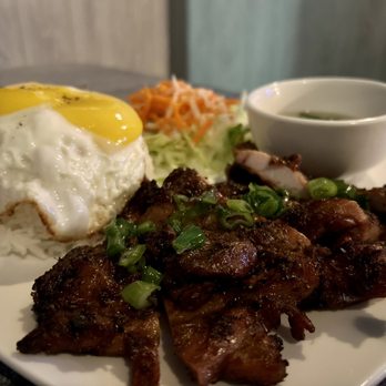 Pho Mimosa - Lemon grass chicken on rice #43  This is what I'm used to - Vietnamese Near Me - Vancouver, British Columbia