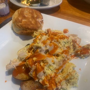 Crooked Tree Cafe - The scramble with the smoked chicken was so flavorful - Cafes Near Me - Marietta, Georgia