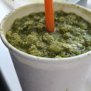 Jamba - a cup of green smoothie with a straw sticking out of it - Juice Bars & Smoothies Near Me - Sherman Oaks, California Jamba - a cup of green smoothie with a straw sticking out of it - Juice Bars & Smoothies Near Me - Sherman Oaks, California