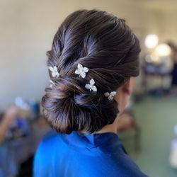 Eliza Desch Makeup & Hair - My bridal hair.