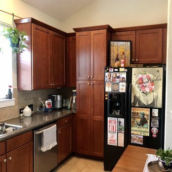 ATX Cabinet Refinishing - Before - Refinishing Services Near Me ATX Cabinet Refinishing - Before - Refinishing Services Near Me