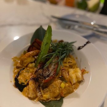 Poor Calvin's - Seafood Pasta Special - Asian Fusion Near Me - Atlanta, Georgia