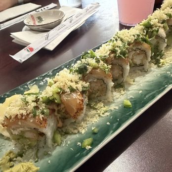 Kazukii Sushi - Golden harbor roll - Sushi Bars Near Me - El Cajon, California Kazukii Sushi - Golden harbor roll - Sushi Bars Near Me - El Cajon, California