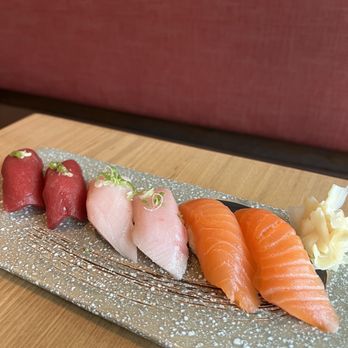 Zento Japanese Restaurant - Tuna, yellowtail, salmon nigiri for HH $4.95 each pair - Japanese Near Me - Alexandria, Virginia Zento Japanese Restaurant - Tuna, yellowtail, salmon nigiri for HH $4.95 each pair - Japanese Near Me - Alexandria, Virginia