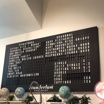 Wanderlust Creamery - Menu - Ice Cream & Frozen Yogurt Near Me - Pasadena, California