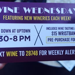 Wine Wednesday! A must try event serving high quality local wines Wine Wednesday! A must try event serving high quality local wines