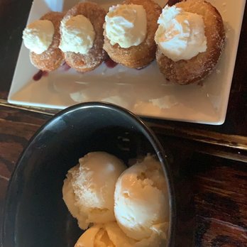 Santiago's Bodega - Cronuts with vanilla ice cream scoops - Tapas Bars Near Me - Orlando, Florida Santiago's Bodega - Cronuts with vanilla ice cream scoops - Tapas Bars Near Me - Orlando, Florida
