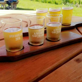 Angry Orchard Cider House - Front: ciders of orchard Back: traditional angry orchard ciders - Cideries Near Me - Walden, New York Angry Orchard Cider House - Front: ciders of orchard Back: traditional angry orchard ciders - Cideries Near Me - Walden, New York