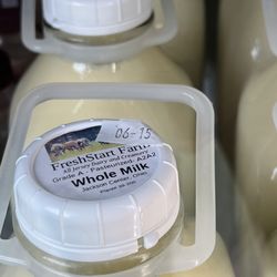 Aullwood Garden MetroPark - Milk for sale in the gift shop- local farm