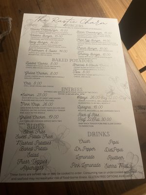 Menu photo 3 The Rustic Charm Bar and Grill Delta, CO