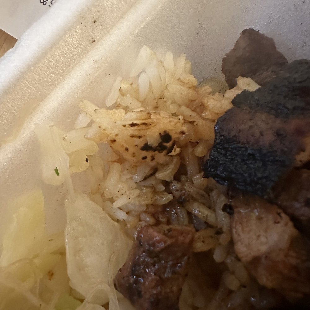 Jeff's Cuisine - Fried rice but had burnt pieces throughout the rice. - Filipino Near Me - Atwater, California Jeff's Cuisine - Fried rice but had burnt pieces throughout the rice. - Filipino Near Me - Atwater, California
