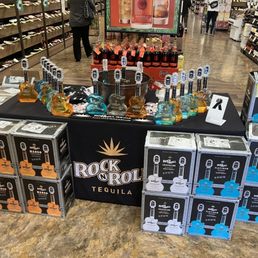 ROCK N ROLL Tequila tasting station ROCK N ROLL Tequila tasting station