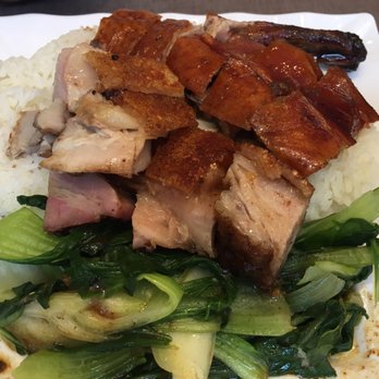 King's Kitchen - 2 bbq (roast duck and roast pig) rice plate - Chinese Near Me - New York, New York King's Kitchen - 2 bbq (roast duck and roast pig) rice plate - Chinese Near Me - New York, New York