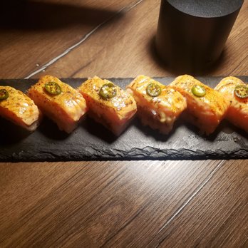 Budonoki - Aburi Salmon.  Delicious but expected - Izakaya Near Me - Los Angeles, California