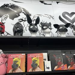 Large selection of masks and role playing accessories