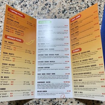 Q'S Halal Pizza - Menu as of 19MAR21 - Mediterranean Near Me - Richmond, California