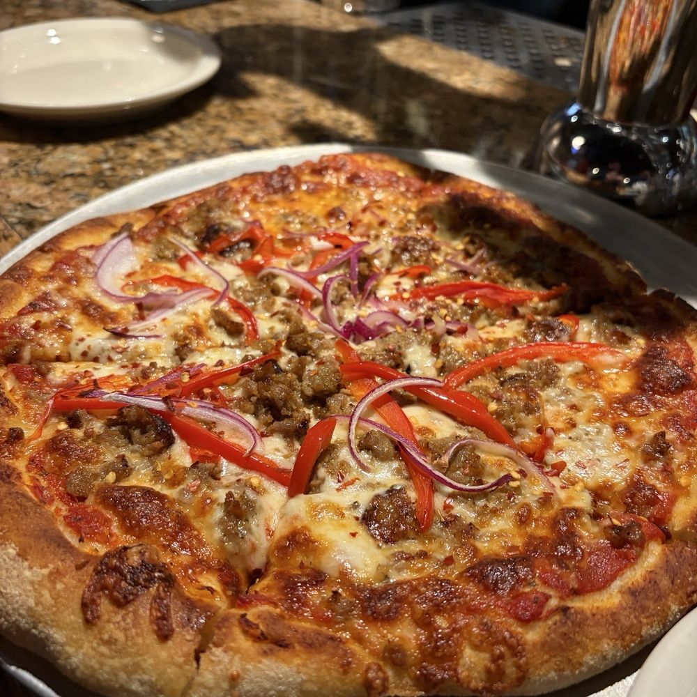 Tavern 26 - Spicy sausage pizza - Sports Bars Near Me - Campbell, Ohio