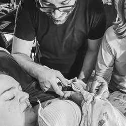 Austin Doula Care - A photo our doula took of our baby's birth.