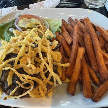 Godfather's Burger Lounge - The Director's Cut Mushroom Burger - Burgers Near Me - Belmont, California Godfather's Burger Lounge - The Director's Cut Mushroom Burger - Burgers Near Me - Belmont, California