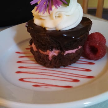 Pickity Place - From the September 2014 menu: chocolate, amaretto and raspberry cake. - American Near Me - Mason, New Hampshire Pickity Place - From the September 2014 menu: chocolate, amaretto and raspberry cake. - American Near Me - Mason, New Hampshire