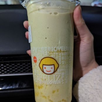 Happy Lemon - Mango matcha - Bubble Tea Near Me - Fremont, California