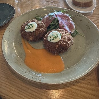 Moonraker Restaurant - Moonraker Crab Cakes (GF) - New American Near Me - Pacifica, California Moonraker Restaurant - Moonraker Crab Cakes (GF) - New American Near Me - Pacifica, California