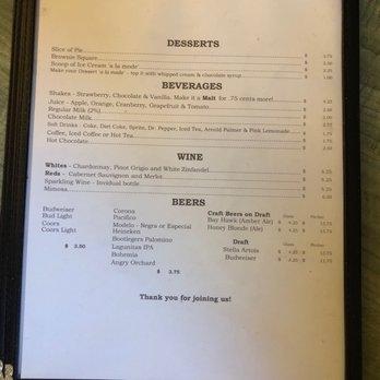 Silverado Cafe - Drink menu - Breakfast & Brunch Near Me - Silverado, California Silverado Cafe - Drink menu - Breakfast & Brunch Near Me - Silverado, California