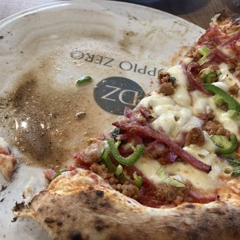 Doppio Zero Concord Veranda - Jalapeno pizza swimming in the pool - Italian Near Me - Concord, California