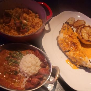 Voodoo Bayou - Jambalaya good flavored but safe. Red fish, red beans and rice.. really good - Cocktail Bars Near Me - Orlando, Florida Voodoo Bayou - Jambalaya good flavored but safe. Red fish, red beans and rice.. really good - Cocktail Bars Near Me - Orlando, Florida