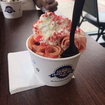 Frost N' Roll - Vegan ice cream with non vegan whipped cream lol - Desserts Near Me - Las Vegas, Nevada Frost N' Roll - Vegan ice cream with non vegan whipped cream lol - Desserts Near Me - Las Vegas, Nevada