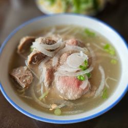 Pho Thu Do Restaurant - Pho Tai Bo Vien  (Rare Beef & Beef Balls in Noodle Soup) https://www.instagram.com/the.wanderin.foodie/