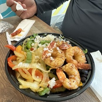 Mojo Grill Latin Fusion - Shrimp bowl - Latin American Near Me - Wesley Chapel, Florida