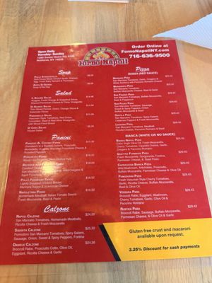 Menu photo 1 Forno Napoli Buffalo, NY