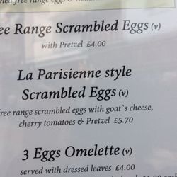La Rusta - Menu detail