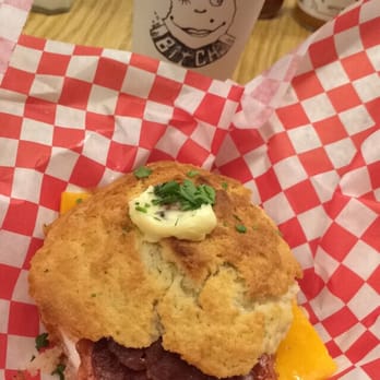 Biscuit Bitch - Bitchwich w bacon & a medium mocha. - Breakfast & Brunch Near Me - Seattle, Washington Biscuit Bitch - Bitchwich w bacon & a medium mocha. - Breakfast & Brunch Near Me - Seattle, Washington