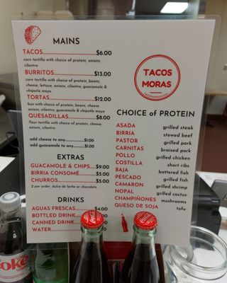 Menu photo 2 Tacos Moras Toronto, ON