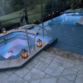 Parent's Pools - Beautiful picture at dusk. - Pool & Hot Tub Service Near Me - Winter Park, Florida Parent's Pools - Beautiful picture at dusk. - Pool & Hot Tub Service Near Me - Winter Park, Florida