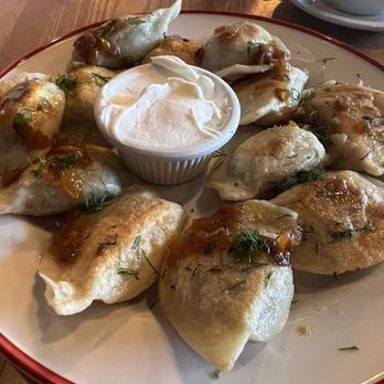 Smetana - Outstanding spinach, potato and meat pierogis. - Modern European Near Me - Glenview, Illinois