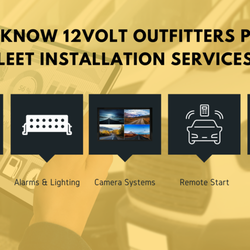 12Volt Outfitters - 12Volt outfitters provides fleet installation services such as GPS asset tracking, Logbook, ELD, Driver ID, Dash camera, Verizon Fleet