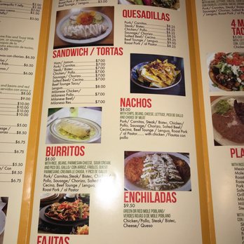 Garibaldi Mexican Restaurant - Menu - Mexican Near Me - Leominster, Massachusetts