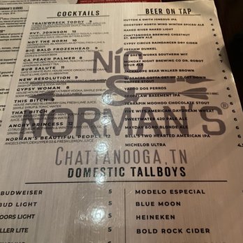 Nic & Norman's - drink menu - American Near Me - Chattanooga, Tennessee Nic & Norman's - drink menu - American Near Me - Chattanooga, Tennessee