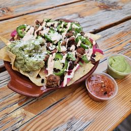 Asada nachos