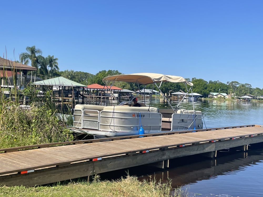 Lake June Pontoons Logo