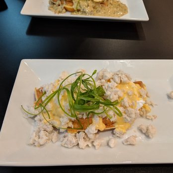 Waffles INCaffeinated - The Benny. It has a ton of crab on it! - Breakfast & Brunch Near Me - Pittsburgh, Pennsylvania
