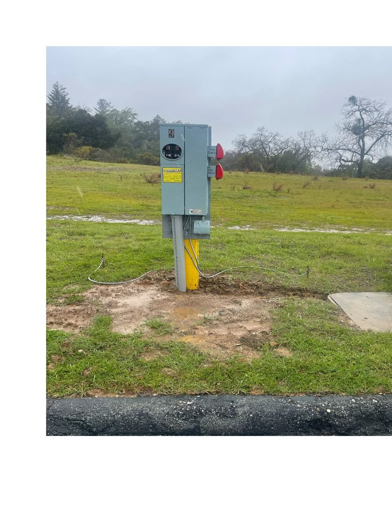Slide of Power Pole Service