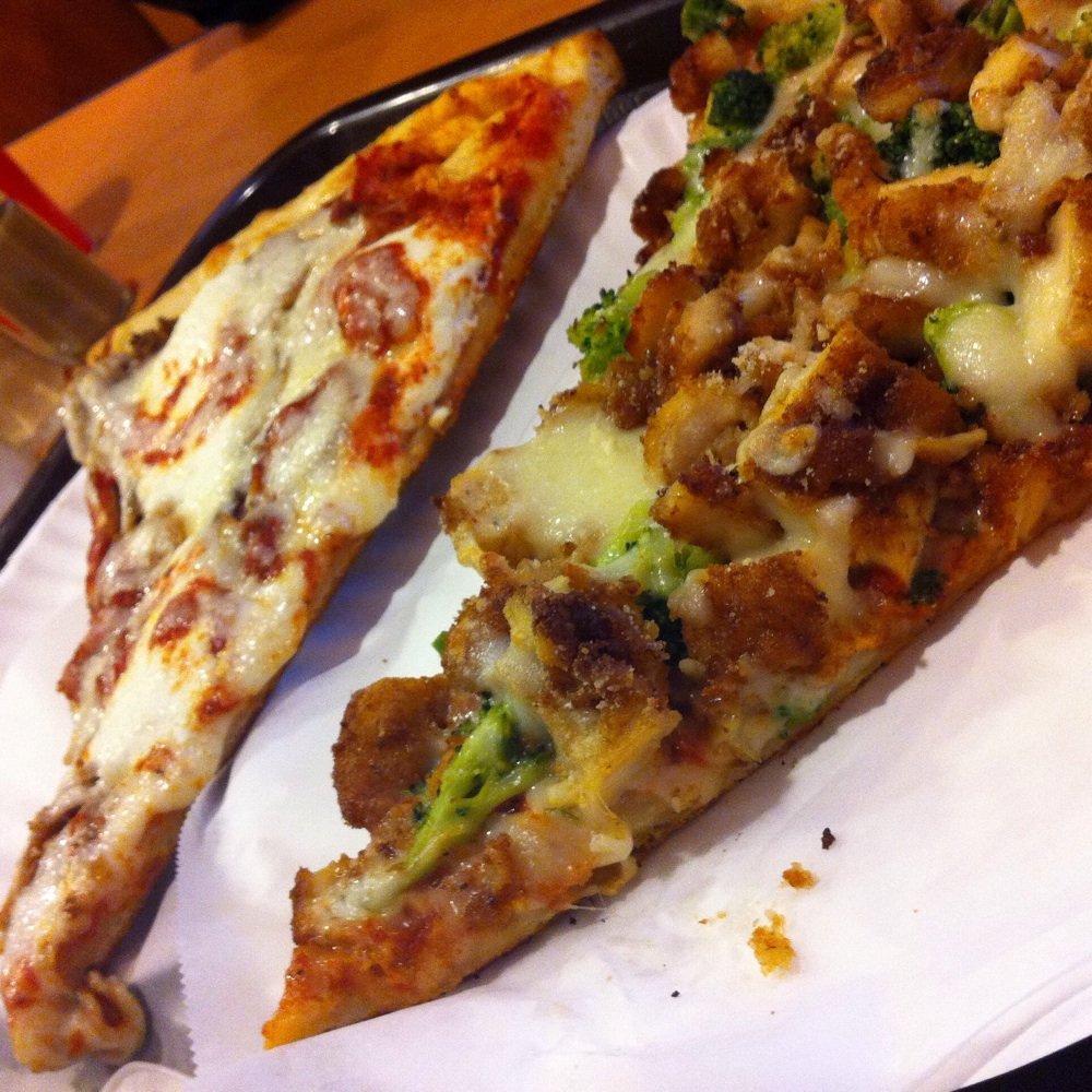 Pizza Chef - Close up slices... Not greasy lots of toppings - Pizza Near Me - Whitestone, New York