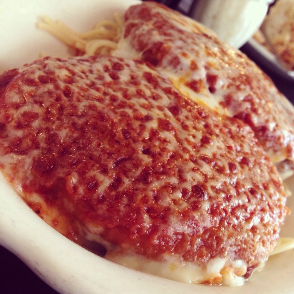 Santasiero's Restaurant - Large chicken parmigiana, just do it it's like a dollar more - Italian Near Me - Buffalo, New York Santasiero's Restaurant - Large chicken parmigiana, just do it it's like a dollar more - Italian Near Me - Buffalo, New York